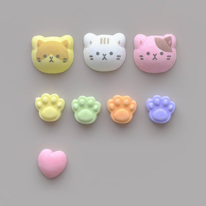 Kyoto Sweets Gift Set Hand Made Ramune & Konpeitou Rock Candy Cat 71g (Ageo)