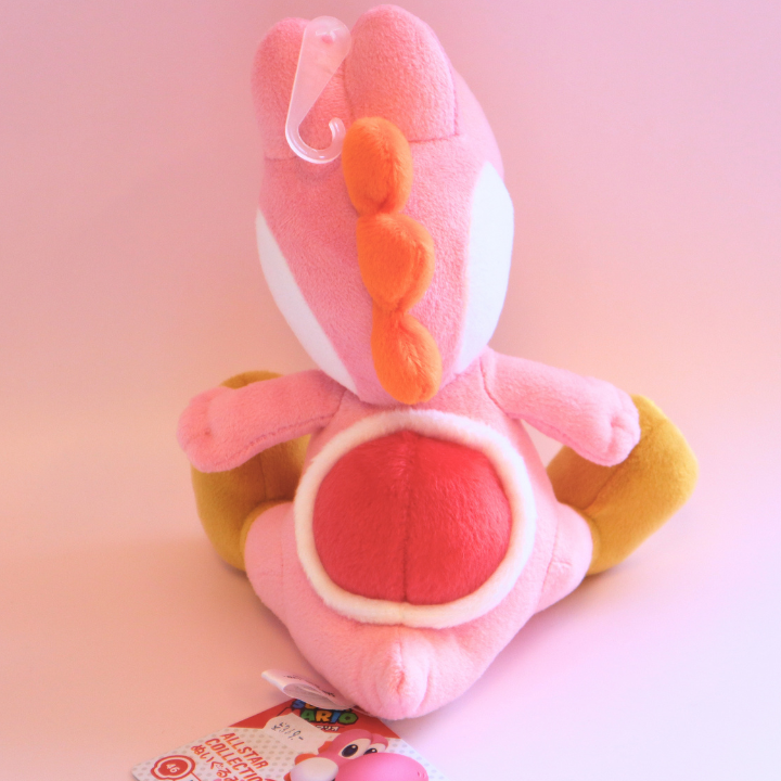 Super Mario All-Star Collection Plushie Pink Yoshi 20cm (SANEI)