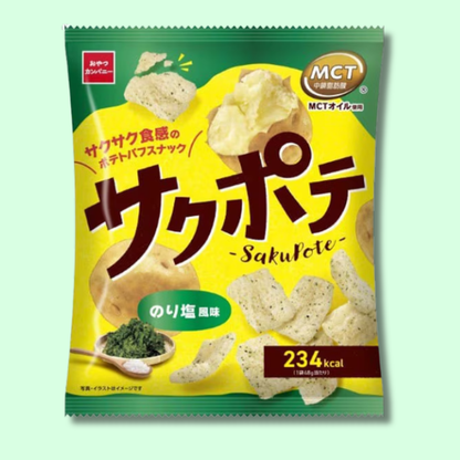Potate Snack Saku-Pote Nori Shio 48g (Oyatsu Company)