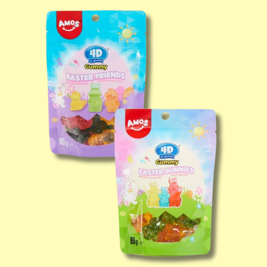 4D Gummy Easter Friends 65g (AMOS)