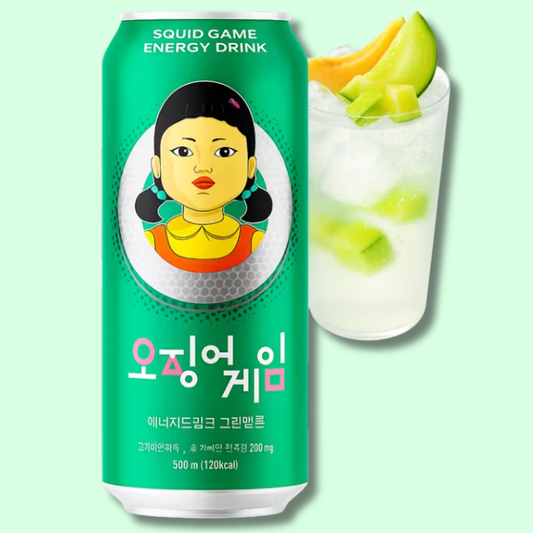 Squid Games Energy Drink Green Melon Flavor 500ml