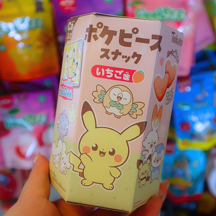Pokemon Pokepeace Heart Snack Strawberry 23g (TOHATO)