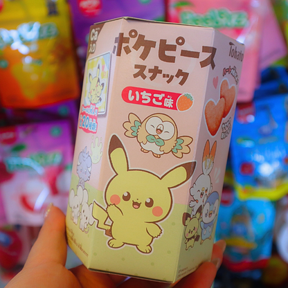 Pokemon Pokepeace Heart Snack Strawberry 23g (TOHATO)