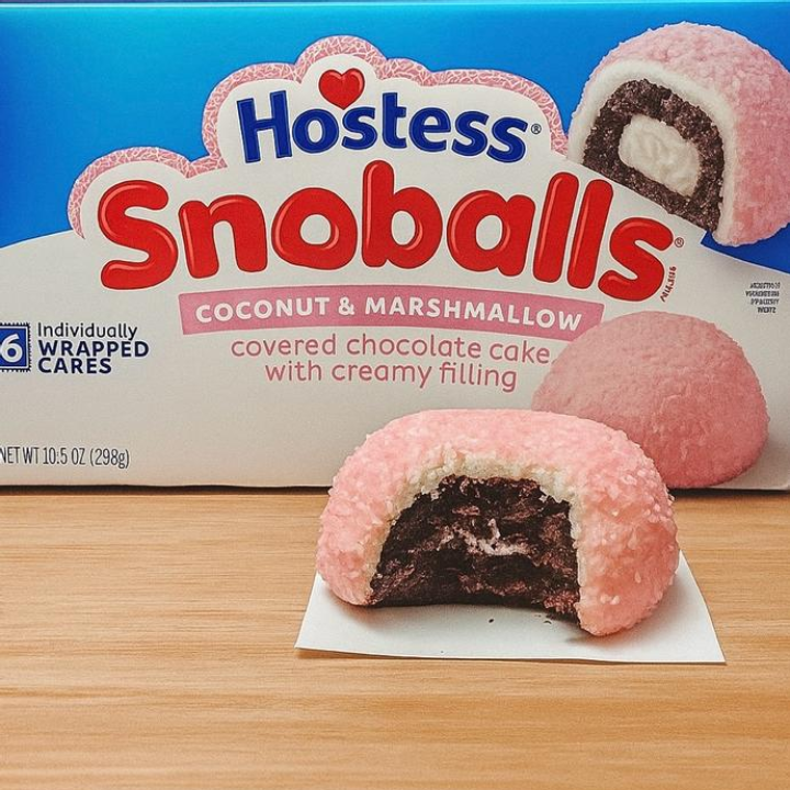 Snoballs Snack Cake 298.2g 6 stk (HOSTESS)