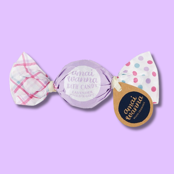 Amai Wanna Sweet Party Bath Candy Lavender Field's Gift 35g