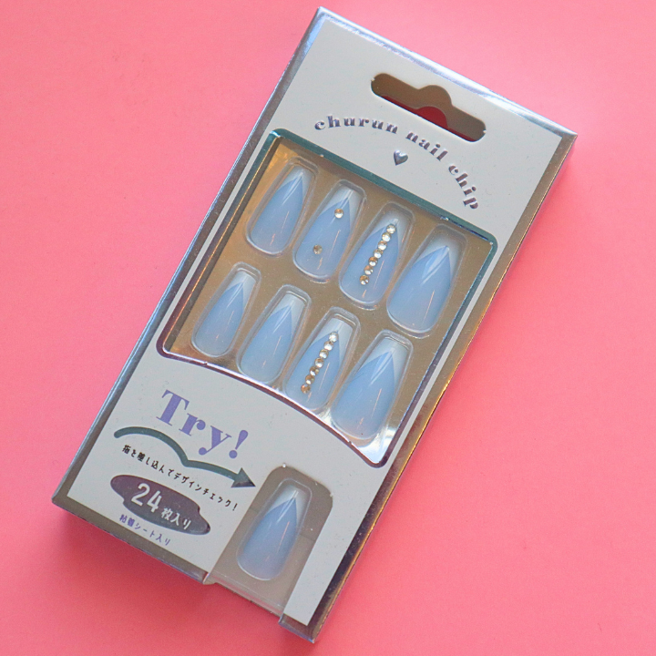 Press-On Nails Ice 24pcs (KAMIO)