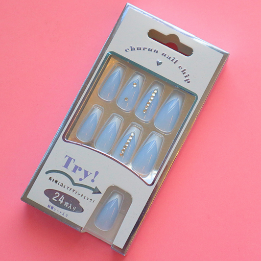 Press-On Nails Ice 24pcs (KAMIO)