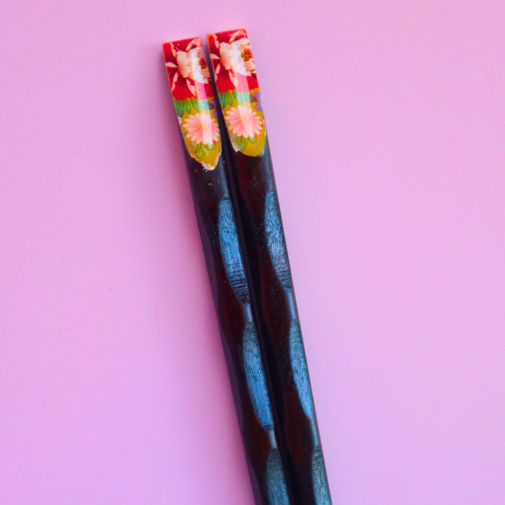 Chopsticks Premium Coating Peony Top (23cm)