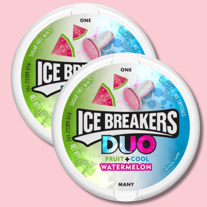 Ice Breakers Duo Watermelon Sugar Free Mint 36g