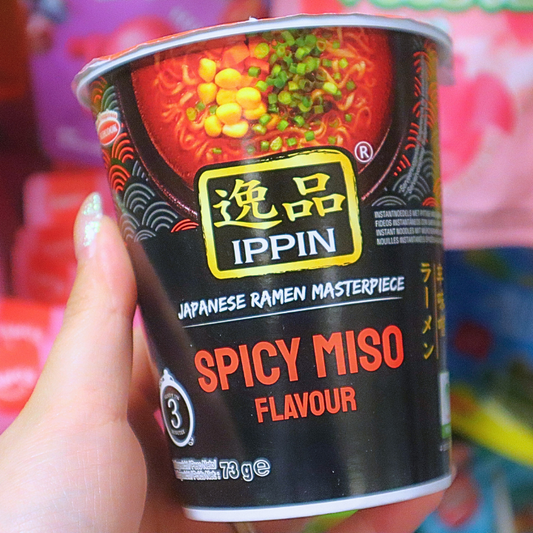 Ramen Noodles Ippin Cup Spicy Miso 73g (ACECOOK)