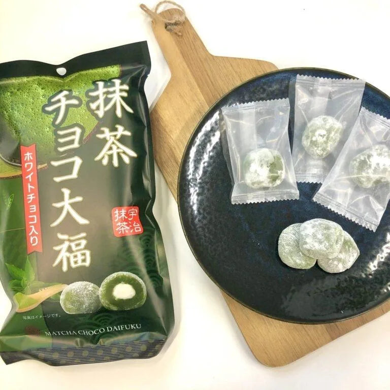 Mochi Matcha Green Tea w/White Chocolate Filling 130g (SEIKI)