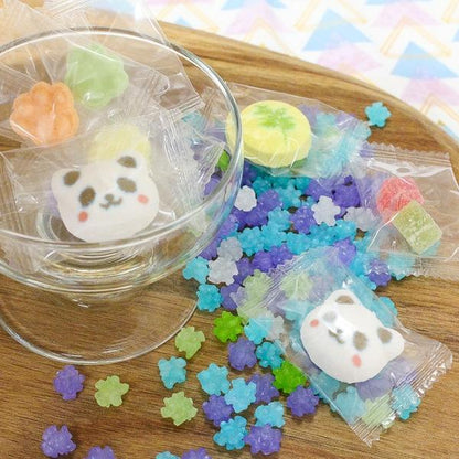 Kyoto Sweets Gift Set Hand Made Ramune & Konpeitou Rock Candy Panda 71g (Ageo)