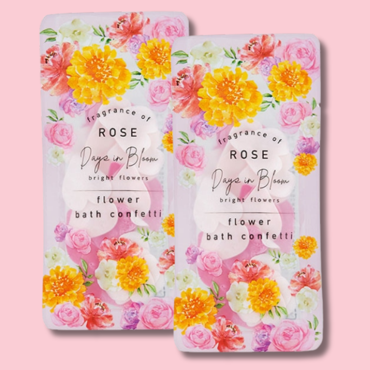 Daiys in Bloom Flower Bath Confetti Rose 10g