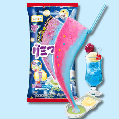 DIY Candy Gumi Tsureta Fishing Gummy Grape Soda (KRACIE)