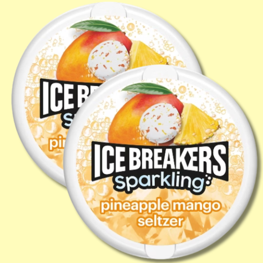 Ice Breakers Sparkling Pineapple Mango Seltzer Sugar Free 43g