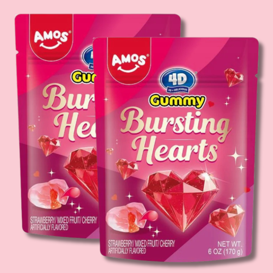 4D Bursting Hearts Candy 65g (AMOS)