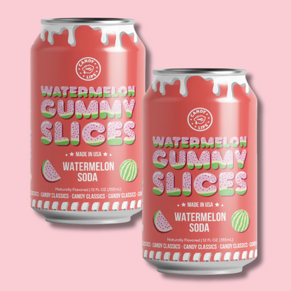 Candy Lips Watermelon Gummy Slices 355ml