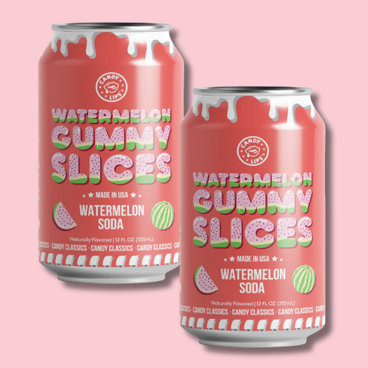 Candy Lips Watermelon Gummy Slices 355ml