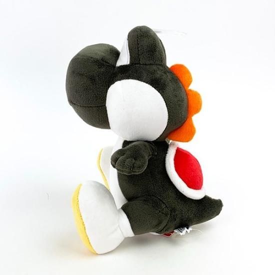 Super Mario All-Star Collection Plushie Black Yoshi 20cm (SANEI)