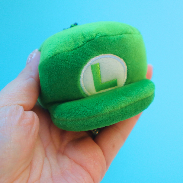 Mario Cart Mocchi Ball Chain Mascot Luigi's Hat (Takara Tomy A.R.T.S)