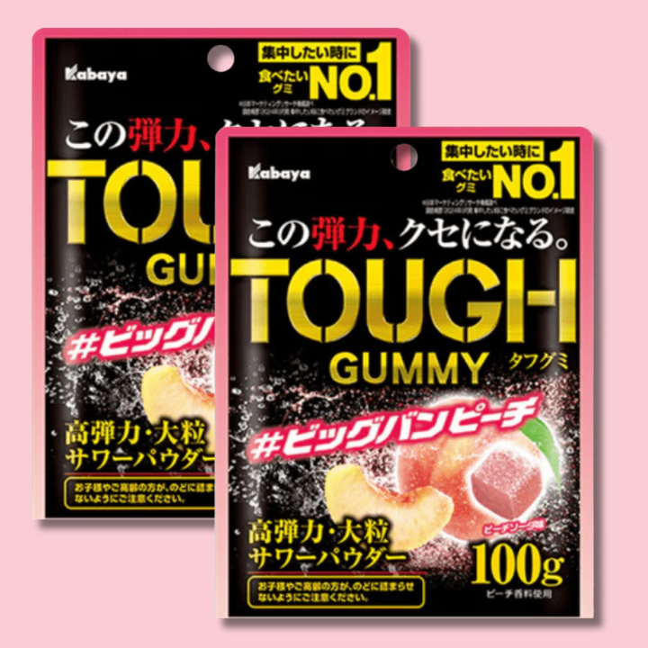 Tough Gummy Candy  Big Bang Peach 100g (KABAYA) DATOVARE