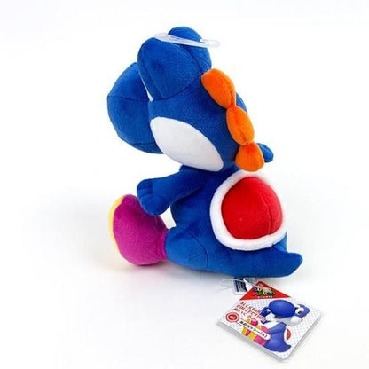 Super Mario All-Star Collection Plushie Blue Yoshi 20cm (SANEI)