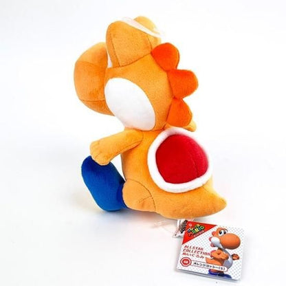 Super Mario All-Star Collection Plushie Orange Yoshi 20cm (SANEI)