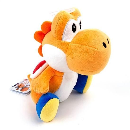 Super Mario All-Star Collection Plushie Orange Yoshi 20cm (SANEI)