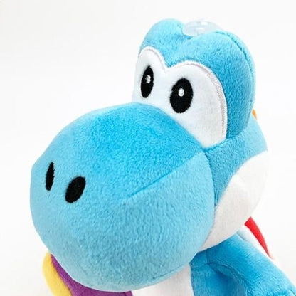Super Mario All-Star Collection Plushie Light Blue Yoshi 20cm (SANEI)