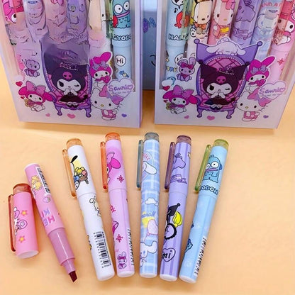 Markeringstusj Sanrio 6 Farger