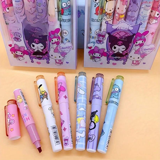 Markeringstusj Sanrio 6 Farger