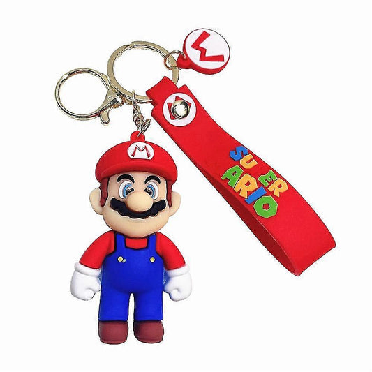 Super Mario PVC Figure & Charm Keychain Mario