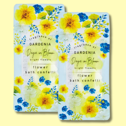 Daiys in Bloom Flower Bath Confetti Gardenia 10g
