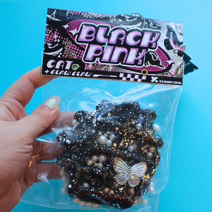 Taba Squishy Croissant (BLACK PINK)