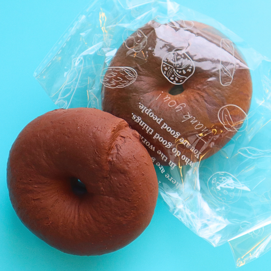 Bakery Squishy Chocolate Bagel 9cm