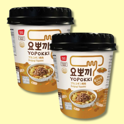 Tteokbokki Bulgogi Beef 118g (YOPOKKI)