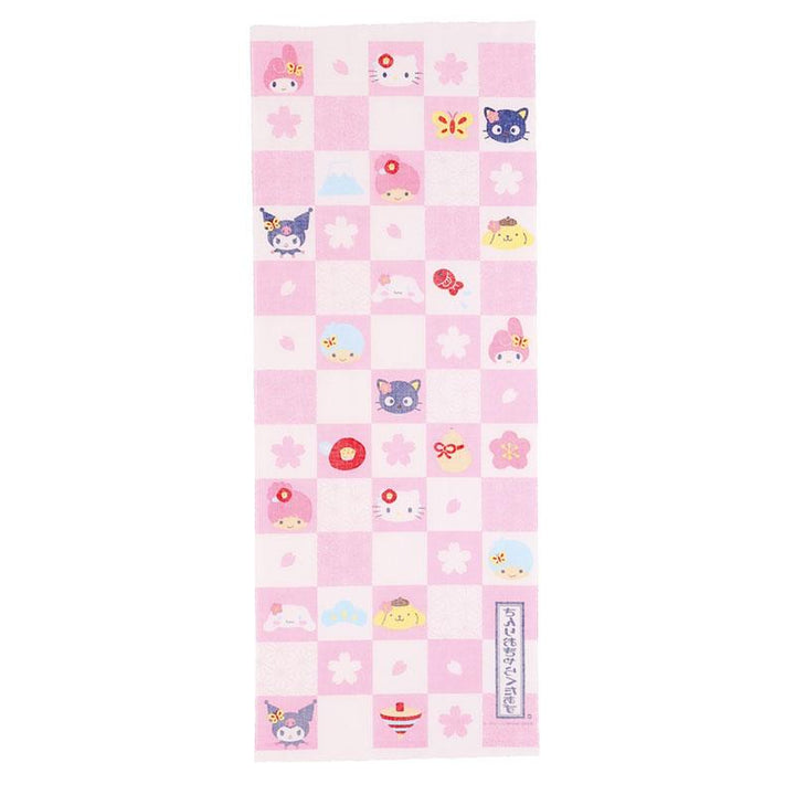 Hand Towel Tenugui Sakura Sanrio Japan(SANRIO)