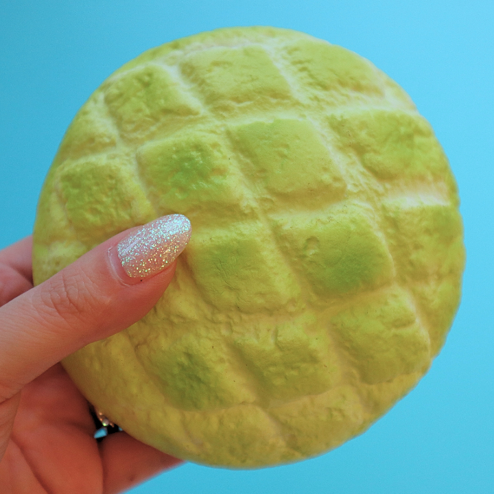 Scented Squishy Melon-Pan Matcha