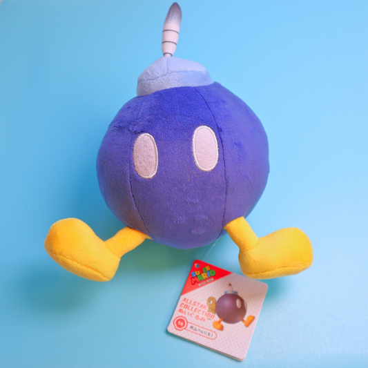 Super Mario All-Star Collection Plushie Bob-Omb 17cm (SANEI)