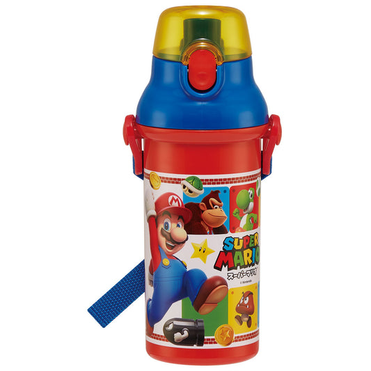 Super Mario Water Bottle 480ml (SKATER)