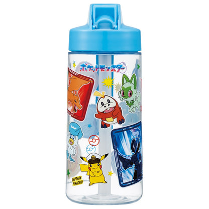 Pokemon Straw Water Bottle 500ml (SKATER)
