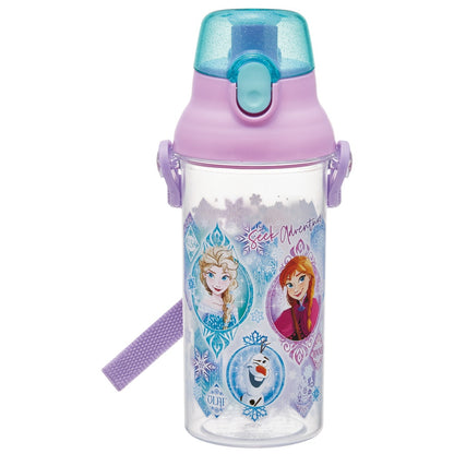 Disney Frozen One Push Water Bottle 480ml (SKATER)