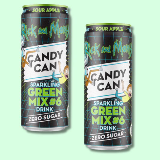 Candy Can Rick & Morty Sparkling Green Mix NO SUGAR #6 330ml