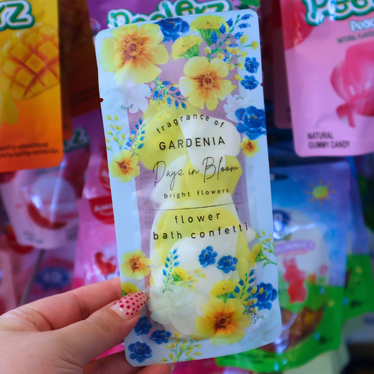 Daiys in Bloom Flower Bath Confetti Gardenia 10g