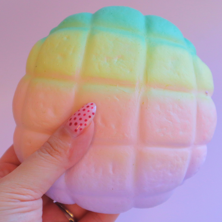 Squishy Rainbow Melon-Pan 12cm