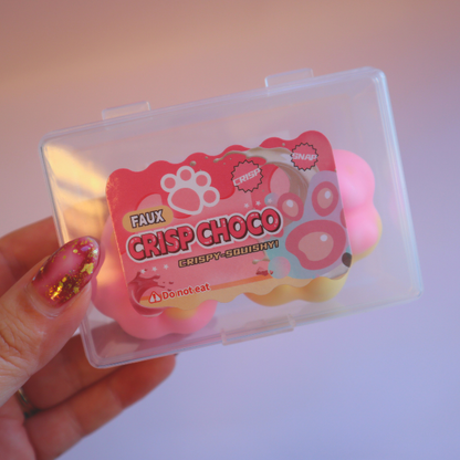 Wax Squishy Crackle Crispy Choco Cat Paw