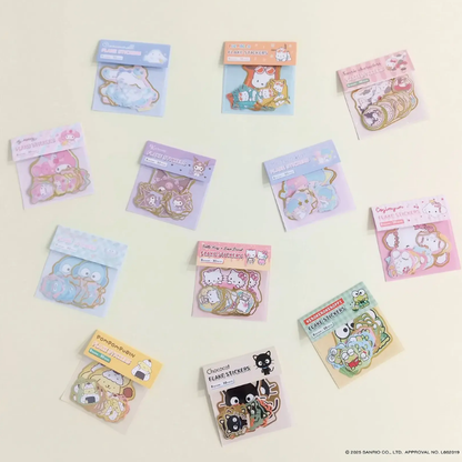 Sticker Flakes Sanrio My Melody Golden Detail 30pcs (SANRIO)