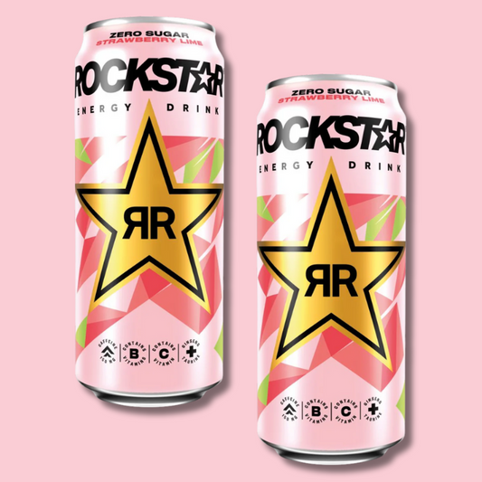 Rockstar Strawberry Lime Energy Drink 500ml