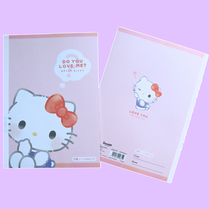 A4 Skrivebok Sanrio 5 mm Rutenotatbok (SANRIO)