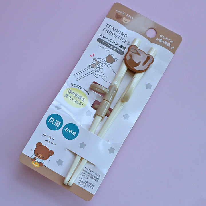 Training Chopsticks Bear for Right Hand Kids Size (SURUGA)